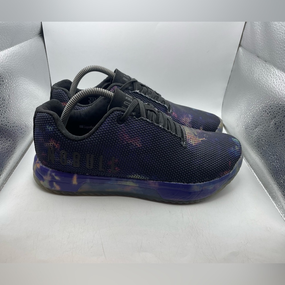 NOBULL Black and Purple Athletic Shoes - Picture 2 of 9